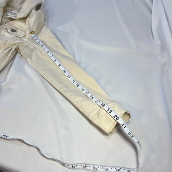 Mudd Women's Cream Colored Jean Coat Size M - Picture 8 of 12